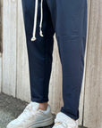 Pantalaccio Liscio Blu Notte