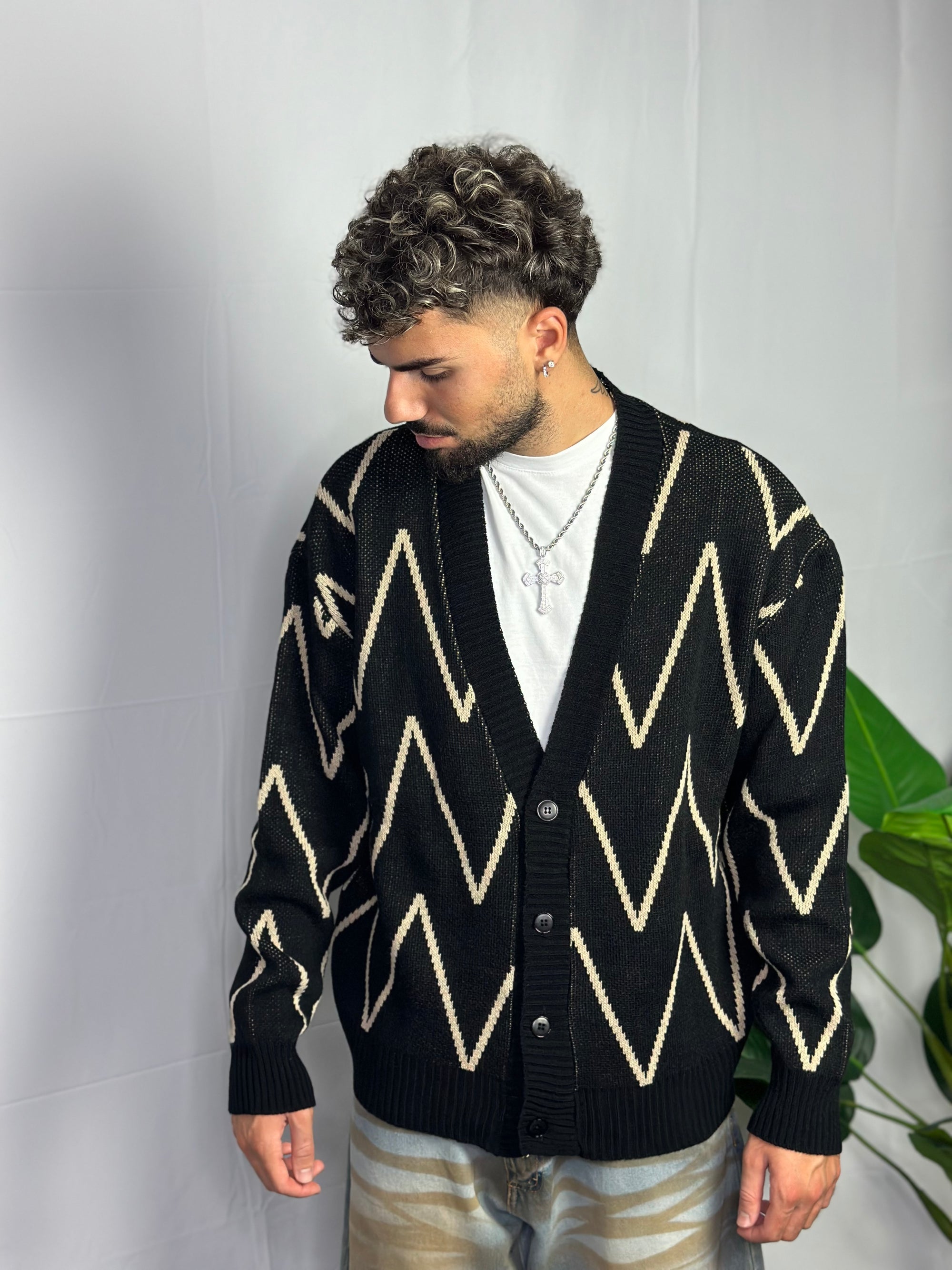 Cardigan Mix Nero