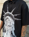 Camicia Statua Della Libertà Nera