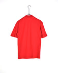T-shirt colletto basic rossa