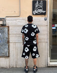 Coordinato Fiorato Nero