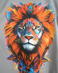 T-shirt Lion Grigia