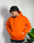 Felpa Boxy Fit Arancione