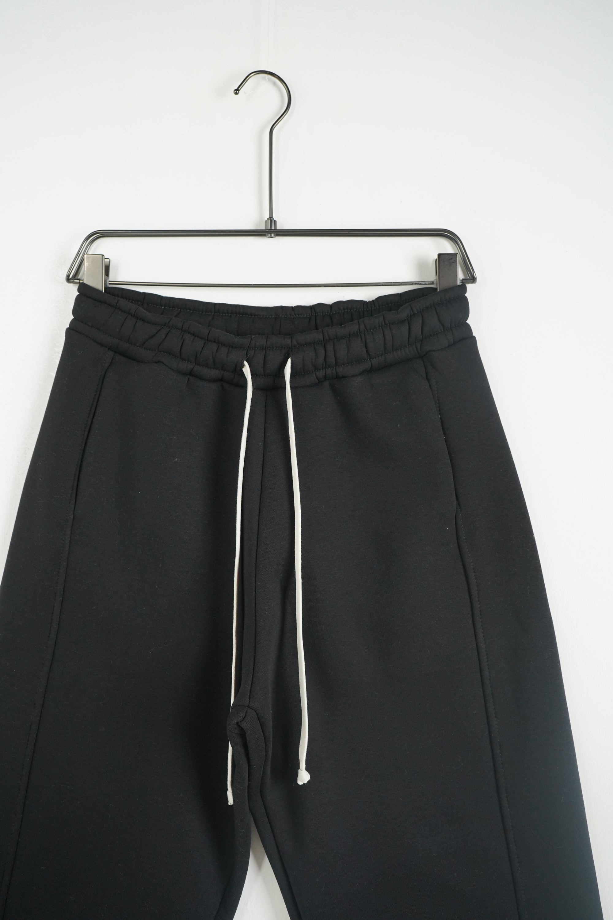 Pantalone Tuta Baggy Felpato Nero