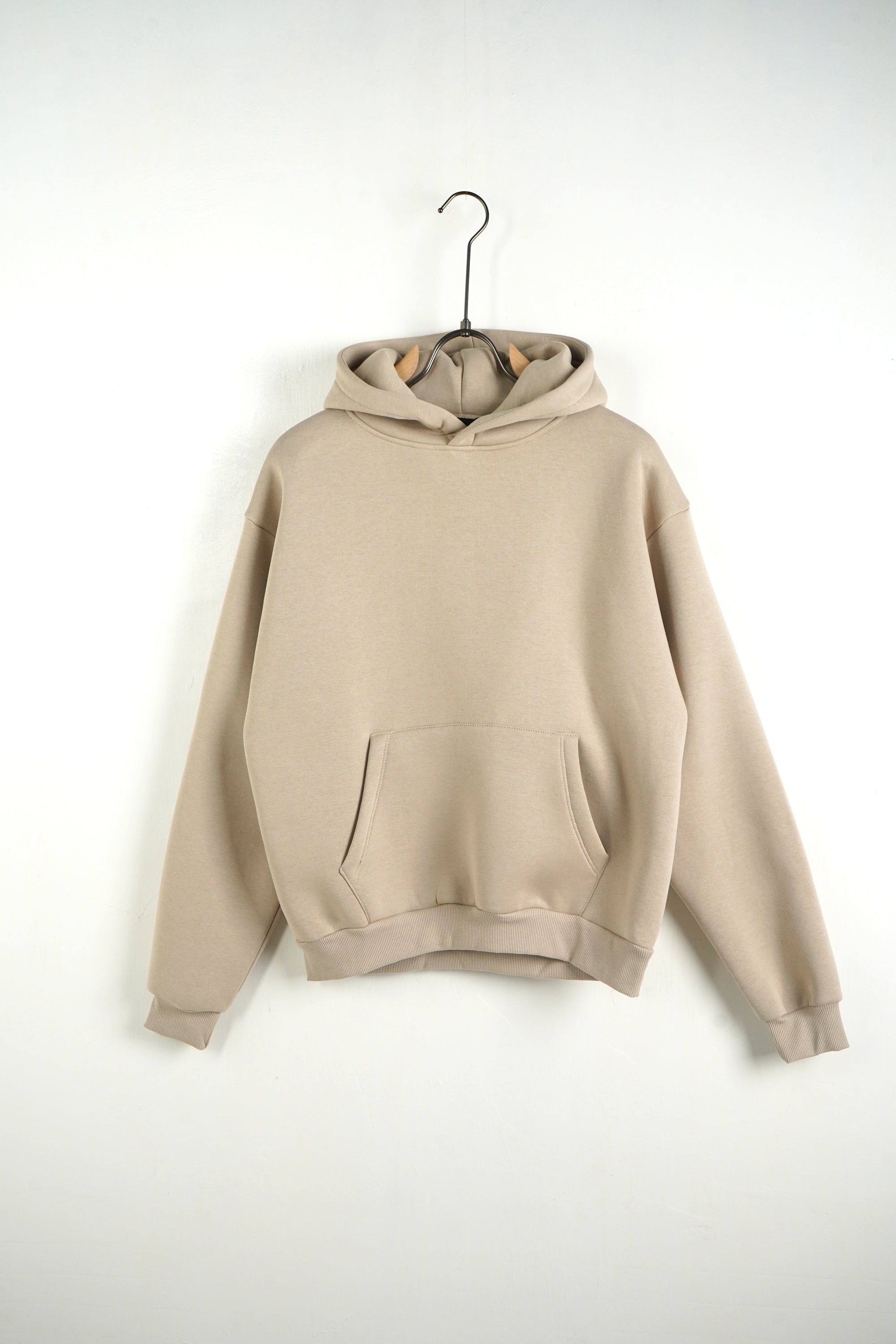 Felpa Boxy Fit Beige