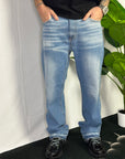 Jeans Flared America Blu