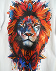 T-shirt Lion Bianca
