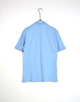 T-shirt colletto basic celestino