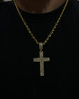 Collana Treccia Croce Oro
