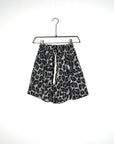Pantaloncino Leopardato Nero