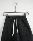 Pantalone Tuta Baggy Felpato Nero