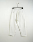 Pantalone Tuta Baggy Felpato Bianco
