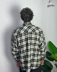 Camicia Over Quadri B/N