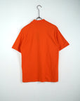 T-shirt colletto basic arancione