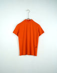 T-shirt colletto basic arancione bambino