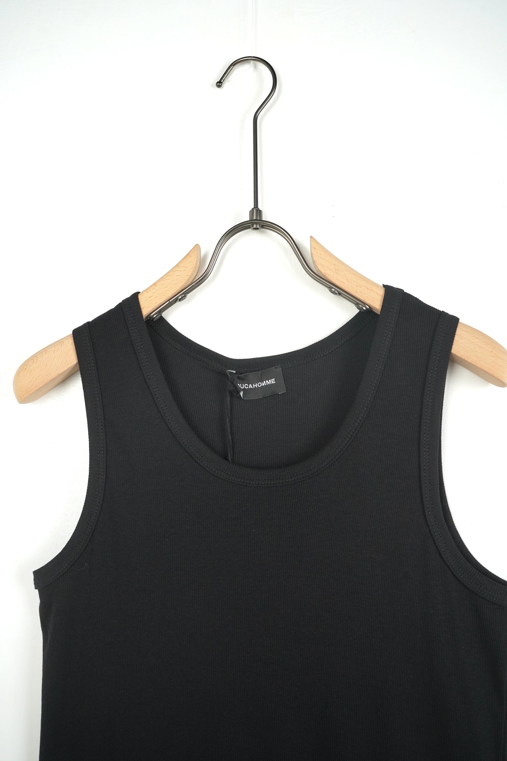 Canotta Basic Costine Nera