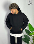 Felpa Boxy Fit Nera