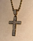 Collana Treccia Croce Oro