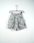 Pantaloncino Tasconi Frontali Sfrangiato Grigio