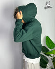 Felpa Boxy Fit Verde