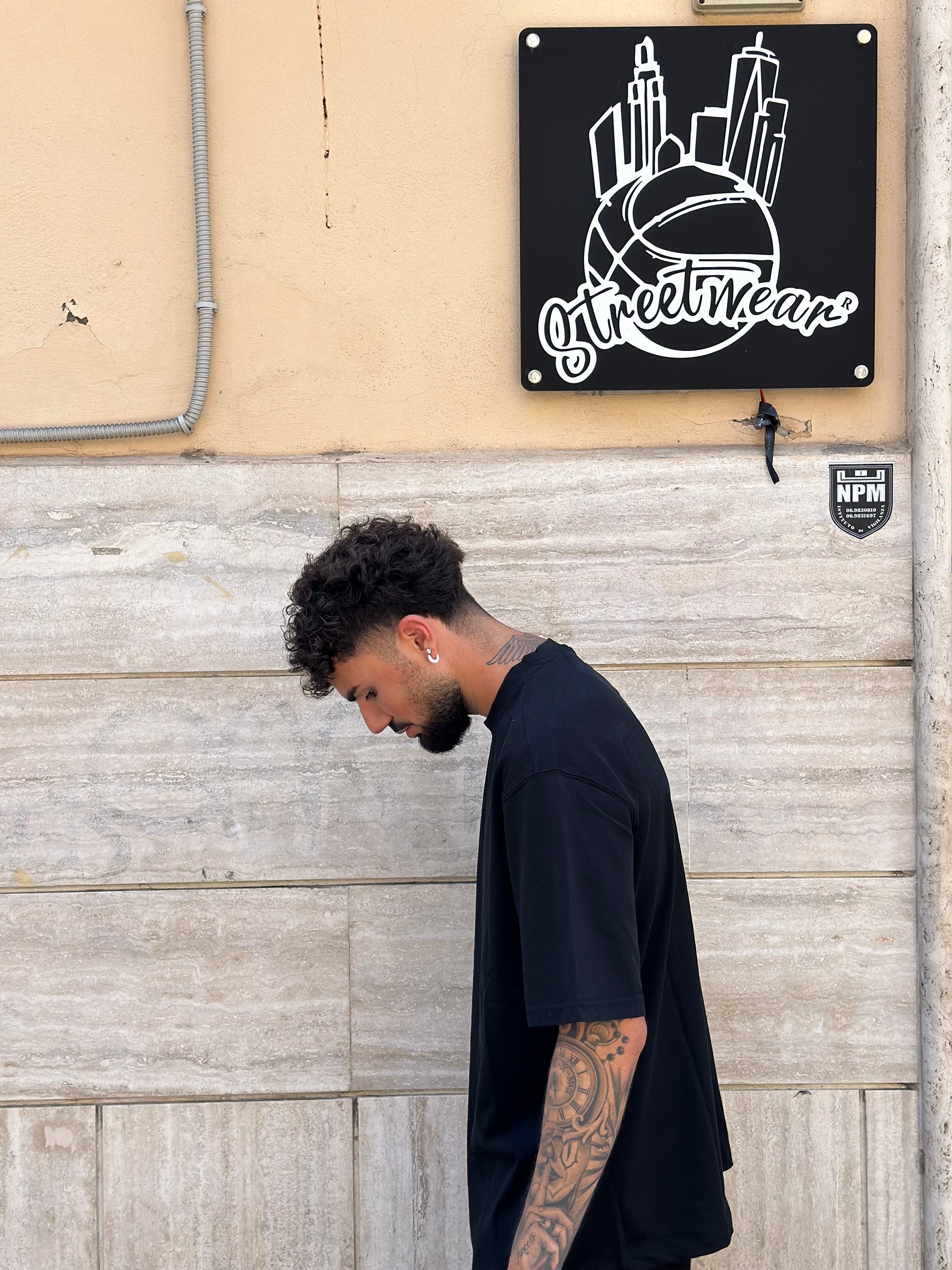 T-shirt Premium Over Nera