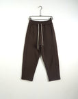 Pantalone Tuta Baggy Felpato Marrone