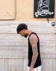 Canotta Basic Costine Nera