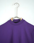 T-shirt colletto basic viola bambino