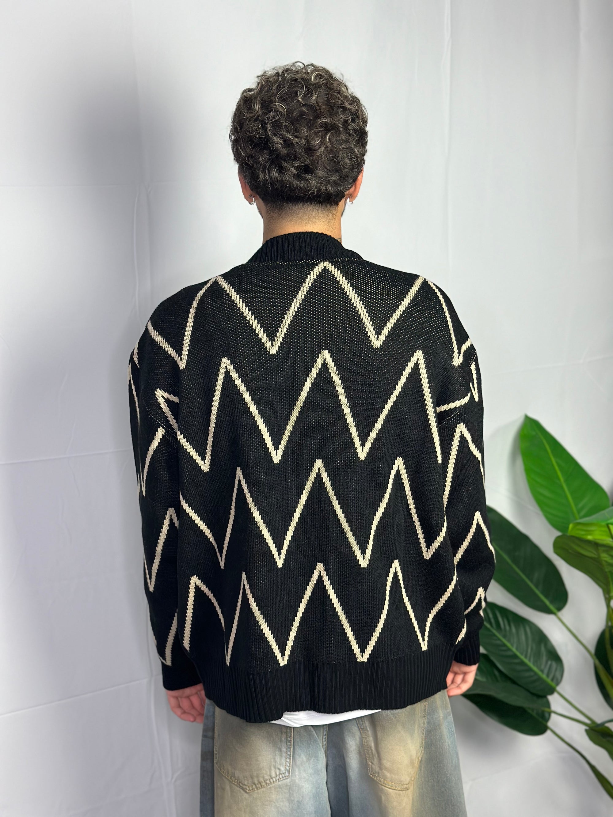 Cardigan Mix Nero
