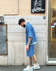 Coordinato Denim Sfrangiato