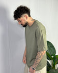 T-shirt Premium Semi Over Army Green
