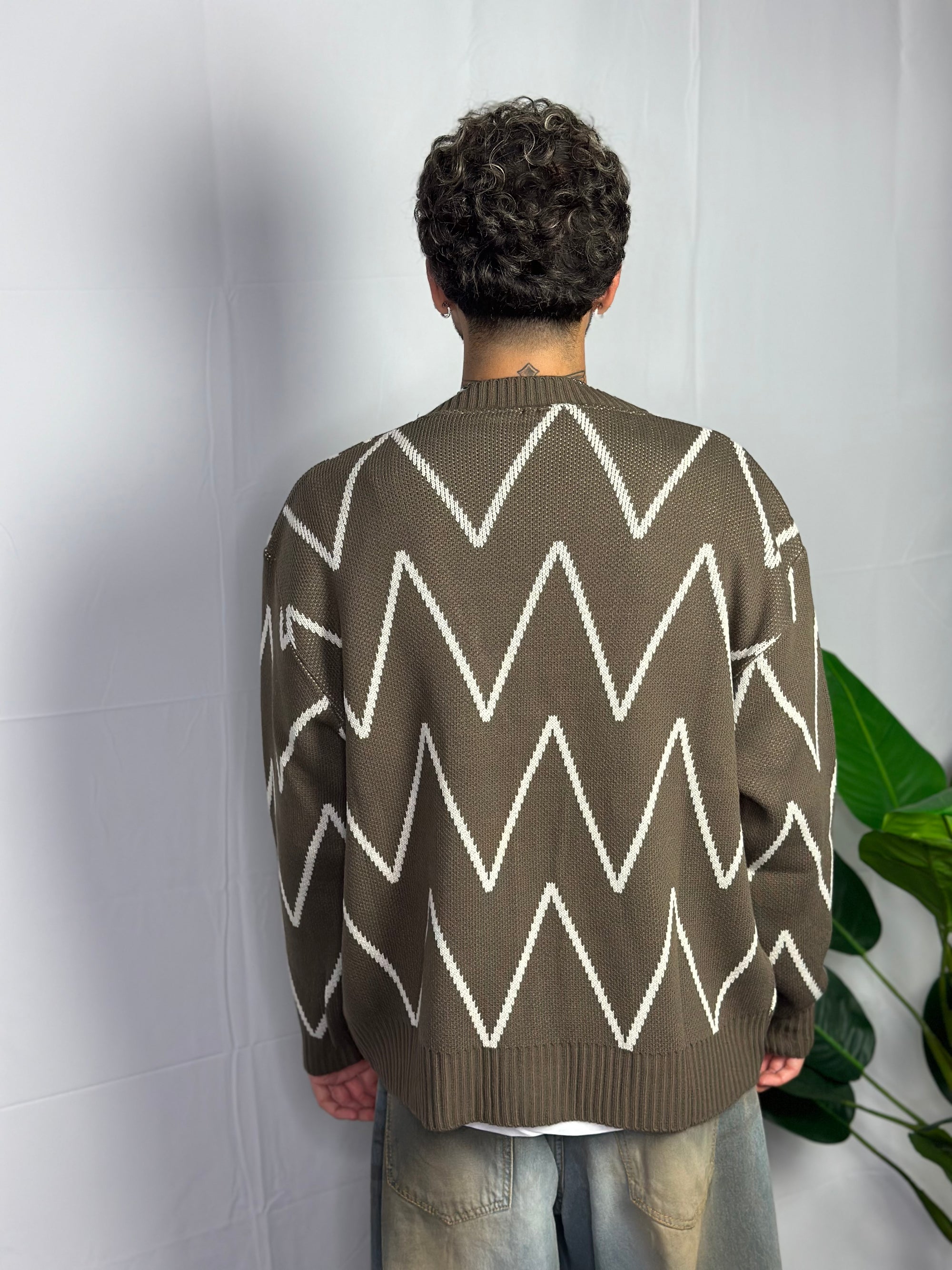 Cardigan Mix Marrone