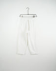 Pantalone tuta baggy bianco