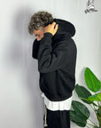 Felpa Boxy Fit Nera