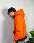Felpa Boxy Fit Arancione