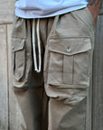 Pantalone Baggy Tasconi Frontali Beige