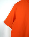 T-shirt colletto basic arancione