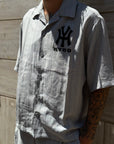 NY YANKEES CORDSET RIGHE GRIGIO