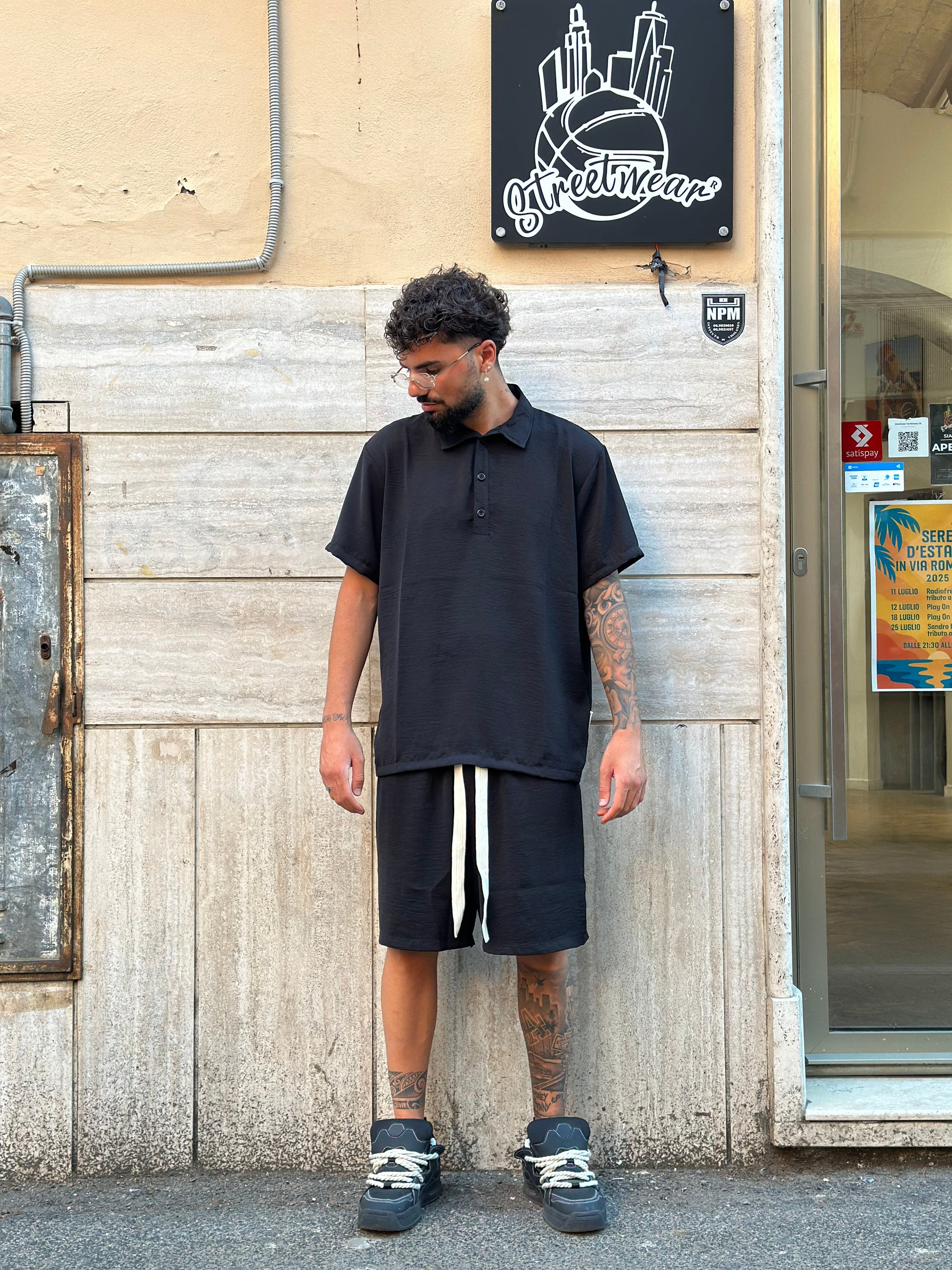Cordset Lino Nero