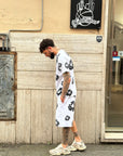Coordinato Fiorato Bianco