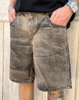 Jeans Corto Tabacco