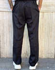 Pantalone Elegante Fondo Largo Nero