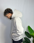 Felpa Boxy Fit Ghiaccio