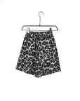 Pantaloncino Leopardato Nero