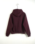 Felpa Boxy Fit Bordeaux