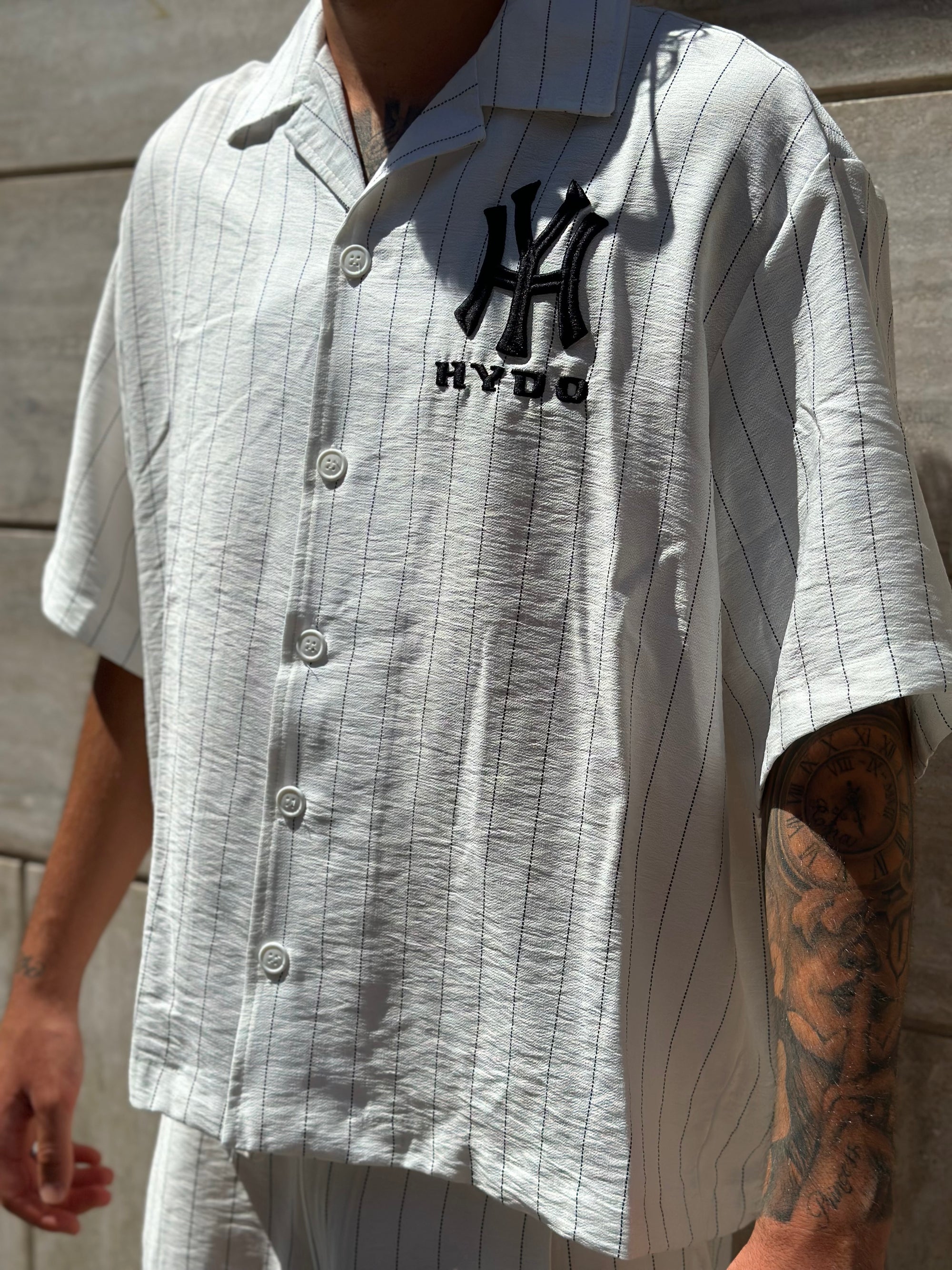 NY YANKEES CORDSET RIGHE BIANCO