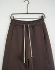 Pantalone Tuta Baggy Felpato Marrone