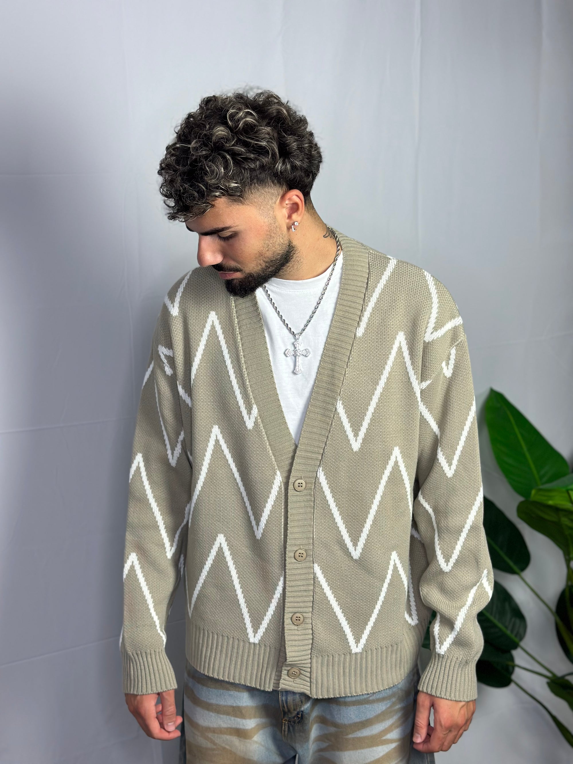 Cardigan Mix Beige