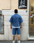 Coordinato Denim Sfrangiato