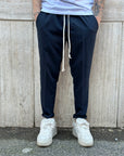 Pantalaccio Liscio Blu Notte